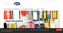 Desktop Screenshot of lezaki-producent.pl