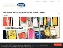 Tablet Screenshot of lezaki-producent.pl